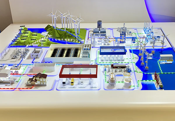風(fēng)光電制氫沙盤模型